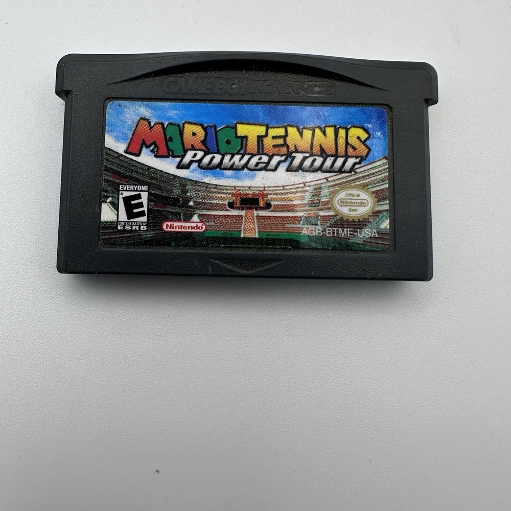 Mario Tennis Power Tour Nintendo Game Boy Advance GBA Cartridge AGB-BTME-USA